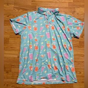 Tipsy Elves polo cocktails shirt Shirt XL